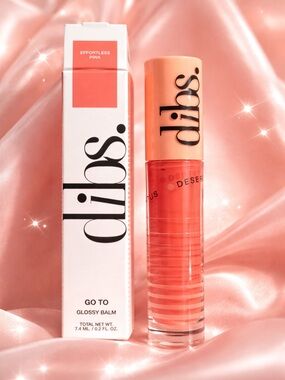 DIBS Beauty Go To Glossy Balm Lip Balm – Effortless Pink – NIB